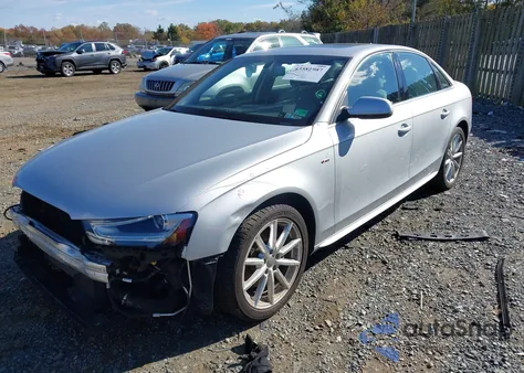 2014 Audi A4 2.0T Premium z USA, uszkodzony, nr VIN WAUFFAFLXEN012891